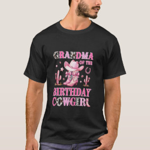 Camiseta Avó da Vaqueira de Aniversário Festa Rodeio B-day