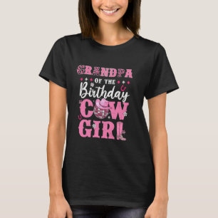 Camiseta Avô Da Vaqueira De Aniversário Rodeio Vaqueira Ani