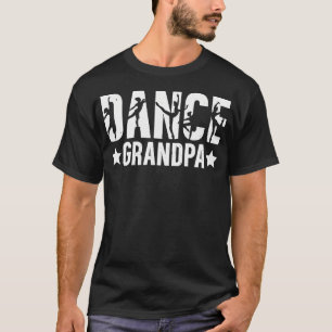 Camiseta Avô Dançando Avô Dançarino de um Dançarino Avô