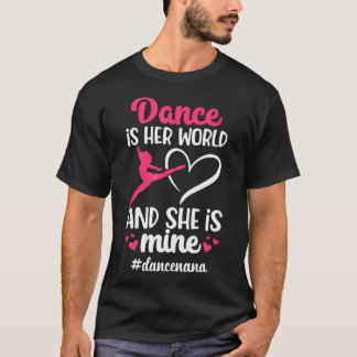 Camiseta Avó Dançarina De Uma Dançarina Avó Orgulhosa Dança