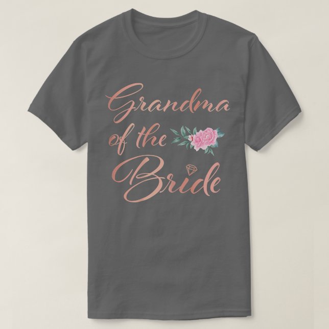 Camiseta Avó das mulheres da avó noiva do Bri (Frente do Design)