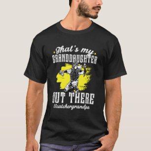 Camiseta Avô de Apanhador de Softbol de um Apanhador de Sof