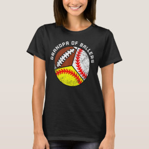 Camiseta Avô De Baldes De Beisebol