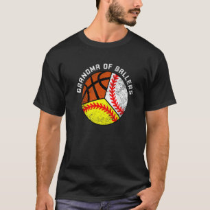 Camiseta Avó De Ballers Baseball Basball