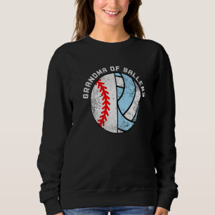 Camiseta Avó De Ballers Vovó De Voleibol De Baseball