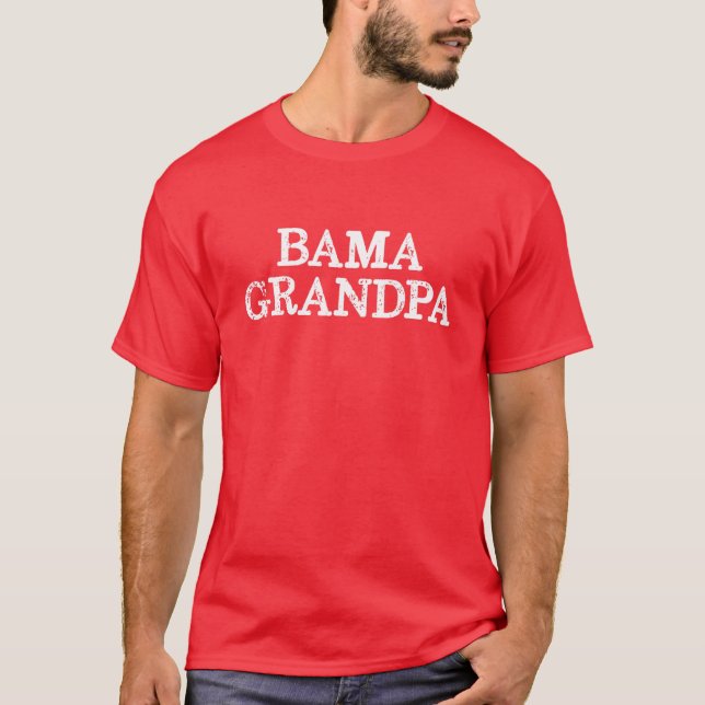 Camiseta Avô de Bama no Alabama (Frente)