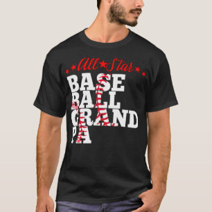 Camiseta Avô de Baseball Americano