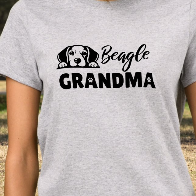 Camiseta Avó de Beagle Engraçado (Criador carregado)