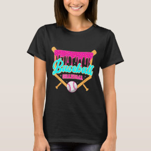 Camiseta Avó de beisebol Sorvete Drip Jogadora de Softbol
