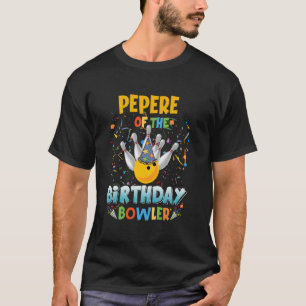 Camiseta Avô de Boliche do Bolicheiro de Aniversário Natal