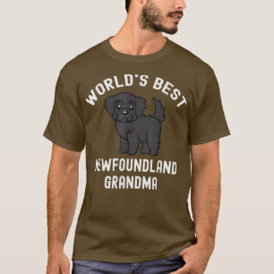 Camiseta Avó de Cachorro da Terra Nova do Mundo