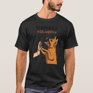 Camiseta Avô de Cachorro Pastor Alemão Masculino