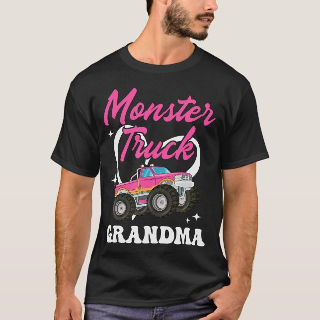 Camiseta Avó de Caminhão Monstro Avó de Caminhão Monstro (Frente)