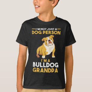 Camiseta Avô de cão Avô Inglês Vovô Buldogue