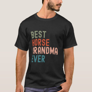 Camiseta Avó de Cavalo Mais Engraçada de Todos os Tempos Es