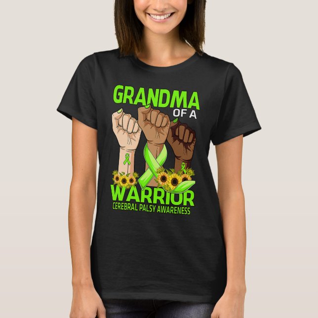 Camiseta Avó de Criança com Paralisia Cerebral Consciente (Frente)