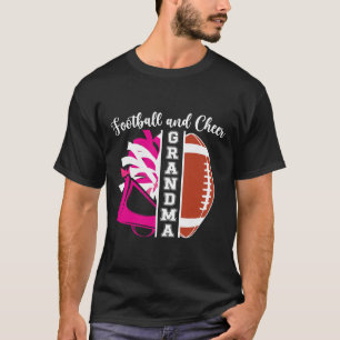 Camiseta Avó de Futebol e Cheer da Cheerleader e Futebol