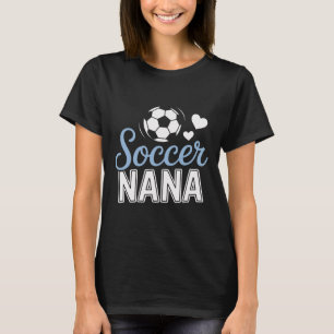 Camiseta Avó de Futebol Orgulhosa Apoiando Netos Em Partida