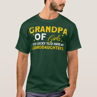 Camiseta Avô De Garotas Muito Sortuda Avô