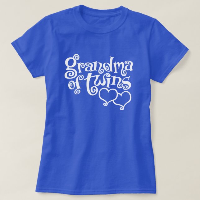 Camiseta Avó de Gêmeos (Frente do Design)