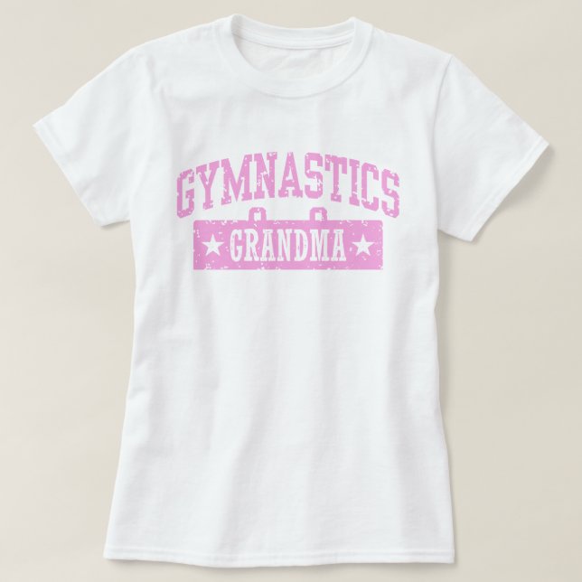 Camiseta Avó de ginástica (Frente do Design)