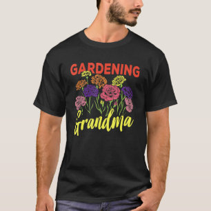 Camiseta Avó de jardinagem Vovó jardineira Jardim Vovó Avó