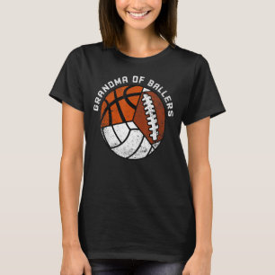 Camiseta Avó De Jogadores De Voleibol