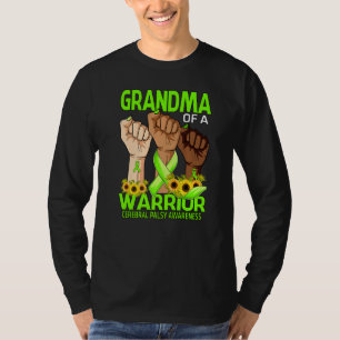 Camiseta Avó De Mão De Uma Consciência Cerebral Guerreira