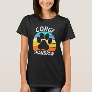 Camiseta Avô de Mens Corgi Welsh Pembroke Corgi Avô