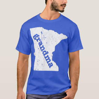 Camiseta Avó de Minnesota personalizada para a vovó present