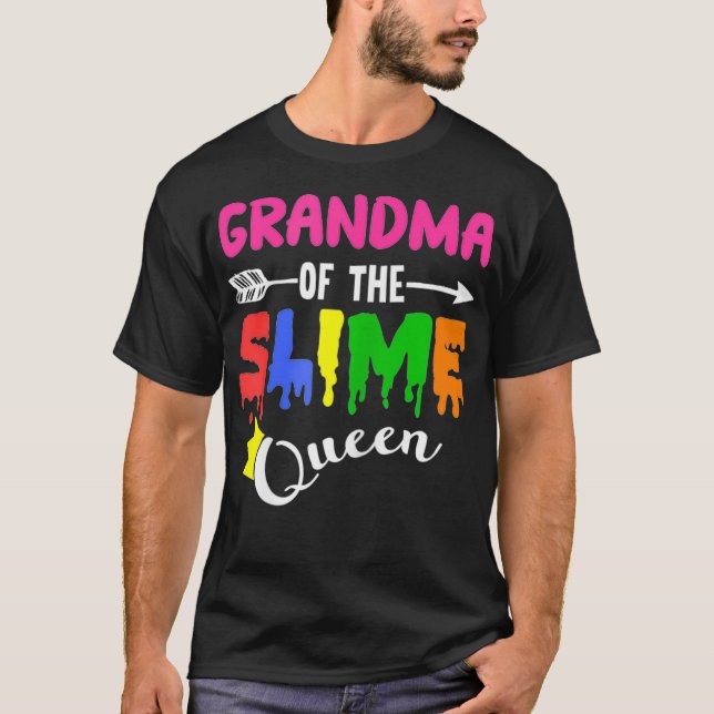 Camiseta Avó De Mulher Da Família Rainha Aniversário De Tre (Frente)