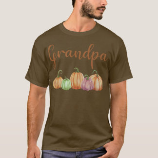 Camiseta Avô de Pequeno Pumpkin Primeiro Aniversário de Out