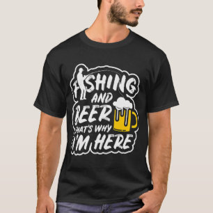 Camiseta Avô de Pesca com Cerveja NJ Avó de Pesca Mãe Pai