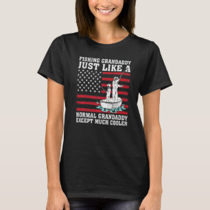 Camiseta Avô de pesca masculino Avô exatamente como um avô