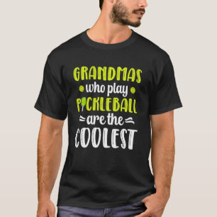 Camiseta Avó de Pickleball Avó Mais Legal Jogadora de Pickl