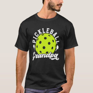 Camiseta Avô de Pickleball Melhor Jogador de Pickleball Avô