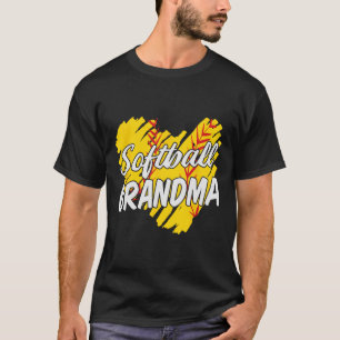 Camiseta Avó de Softbol Designs de Softbol para Mulheres Av