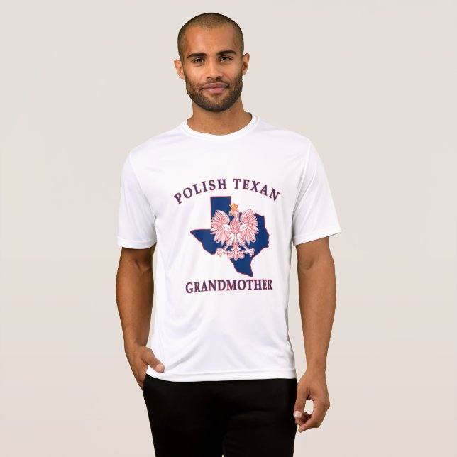Camiseta Avó de Texano Polonês (Frente Completa)