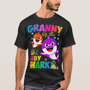 Camiseta Avó de Tubarão-Vovó 