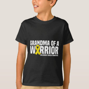 Camiseta Avó de um Cancer de Fita do Guerreiro