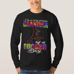 Camiseta Avó de um Garoto de Futebol  Jogador de Futebol Av