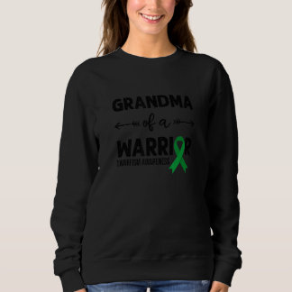 Camiseta Avó De Um Nanismo De Fita Verde Guerreiro Awarfism