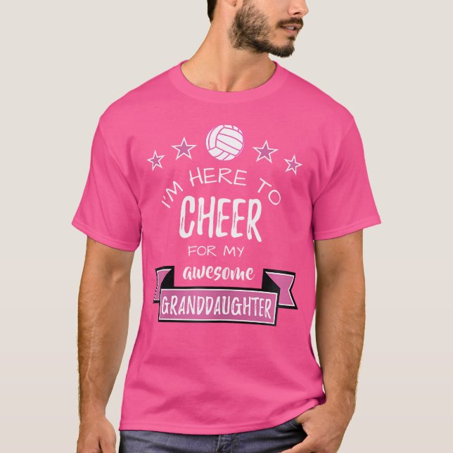 Camiseta Avó de vôlei orgulhosa (Frente)