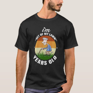 Camiseta Avô Desça Do Meu Jardim Cortando Grama Avô Jardim