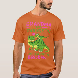Camiseta Avó Dinossauro E Neto Um Laço Que Não Pode Ser Q
