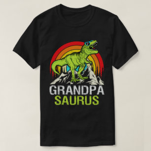 Camiseta Avô Dinossauro Vovô Dia de os pais Saurus