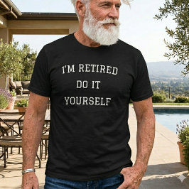 Camiseta Avô Divertido de Aposentadoria Simples