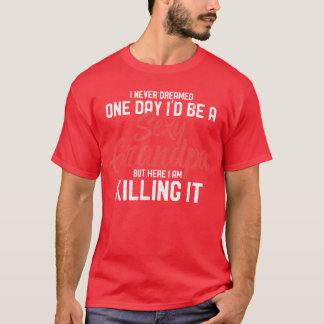 Camiseta Avô Dize Eu Grande Avô Antigo Pai Eu Presente meni