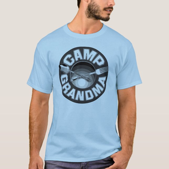Camiseta Avó do acampamento (Frente)