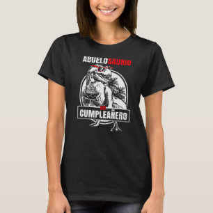 Camiseta Avô do aniversariante Vovô rex espanhol